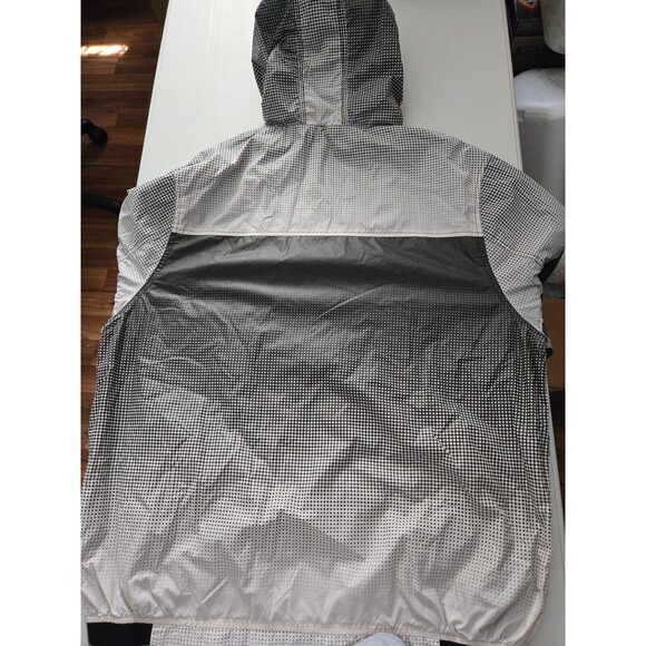 Parish Nation Mens Windbreaker Full Zip XL Hoodie Black and White - Picture 5 of 9